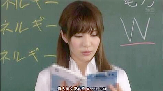 Asian Schoolgirl Sensual Blowjob Lesson with Her Teacher