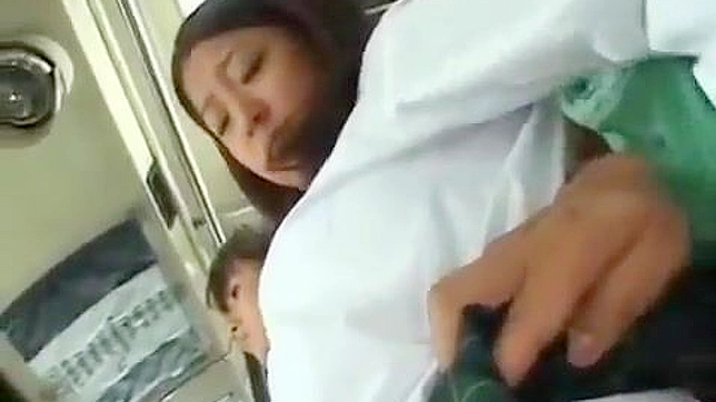 Naughty Passengers Explore Virgin Schoolgirl on Bus Ride