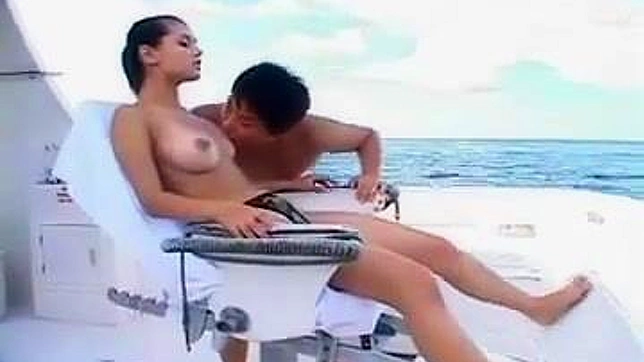 Rich BF and Asian hottie intimate yacht getaway