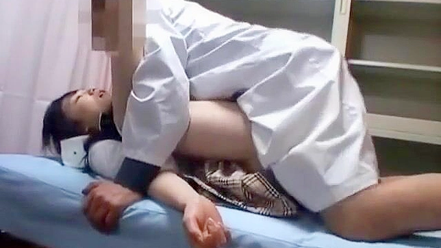 Naughty Nurse Punishes Innocent Schoolgirl in Secret Clinic