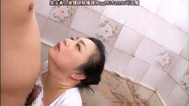 Mature Cleaning lady ass drives young master wild in Asians porn