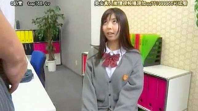 Nippon Schoolgirl Surprise Encounter with Lewd Principal in his Office