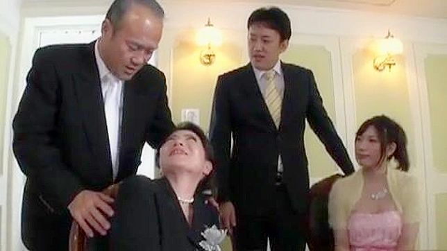 Nippon Couple Steamy Sex in front of Shocked Guests during Wedding ceremony