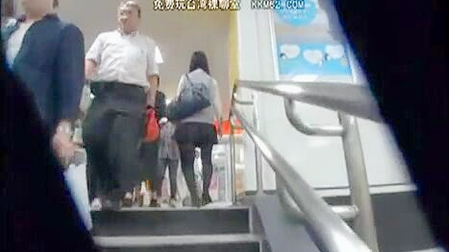 Grope in crowded metro - maniac obsession with mini skirt