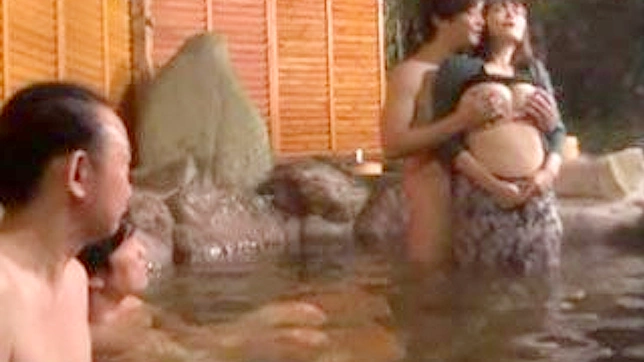 Asian Couple Wild Sex in Hot Tub with Friends