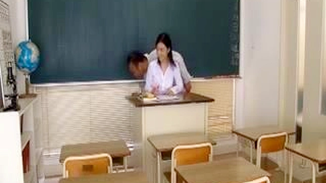 Unforgettable Lesson - Asian Teacher Secret Act in Classroom