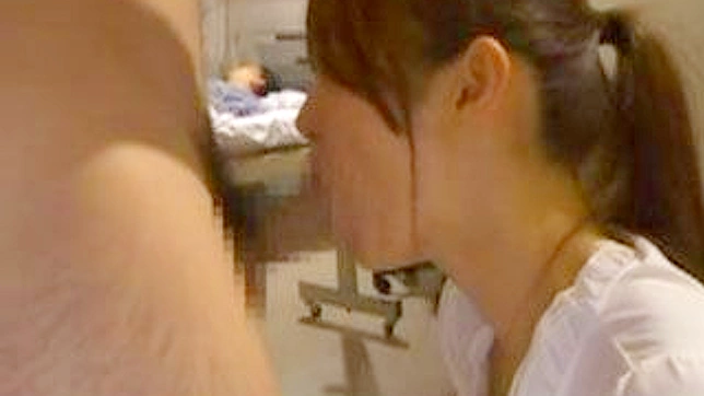 Naughty Nurse Seduces Patient Husband in Hospital bed