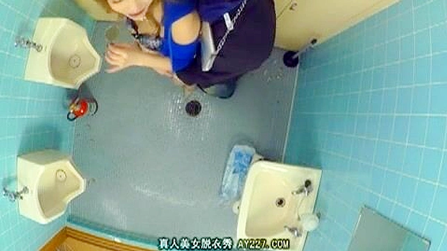 Public Toilet Fuck Fest with Horny and Drunk Couple