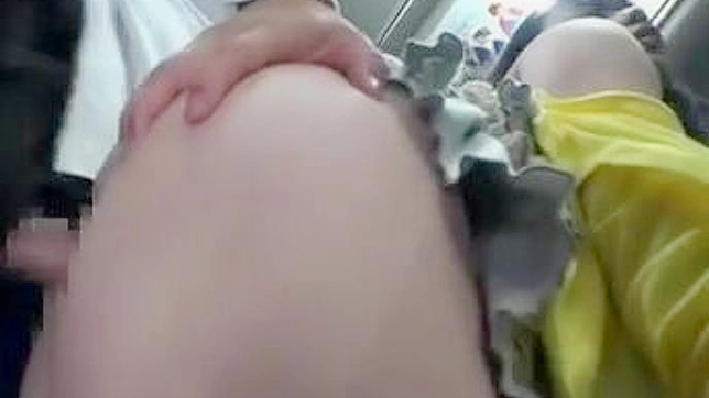 Shameless Busty Asian Gets Fucked in Public on a crowded bus