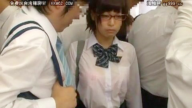 Erotic Encounter on Public Transport - Stranger Raw Sex with Young Asian Schoolgirl