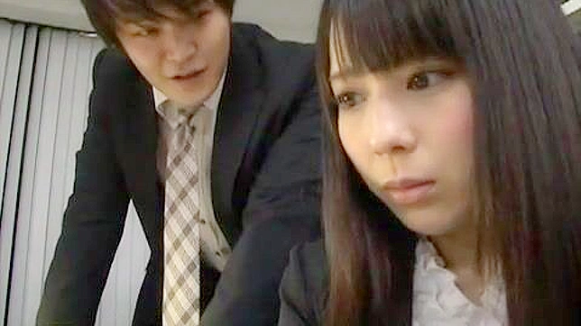 Nippon Worker Naughty Act in office caught by Angry Boss, punishes with hard sex