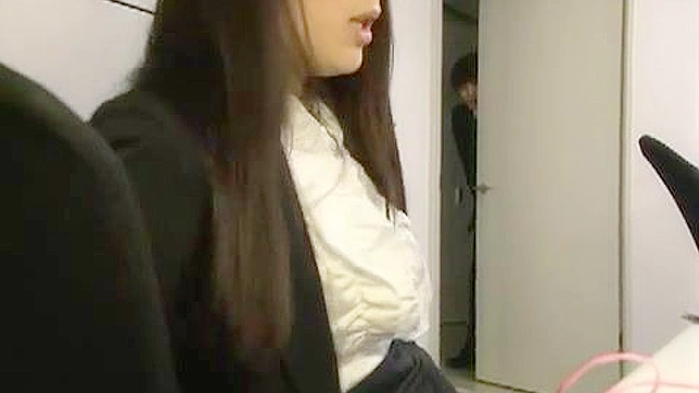 Nippon Worker Naughty Act in office caught by Angry Boss, punishes with hard sex