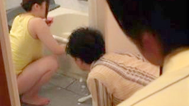 Busty Milf Wife Chitose Saegusa Gets Caught by Husband and best friends in steamy act