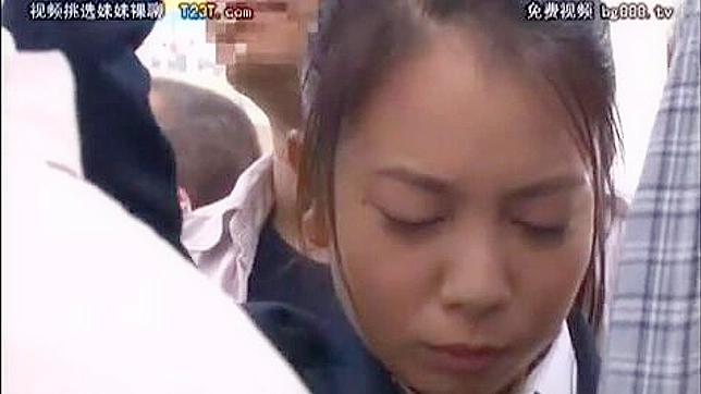 Asians Schoolgirl Public Humiliation on the Bus