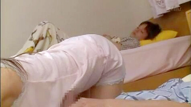 Busty Teen Takes Advantage on Sleeping Bro friend in Naughty Japan Porn