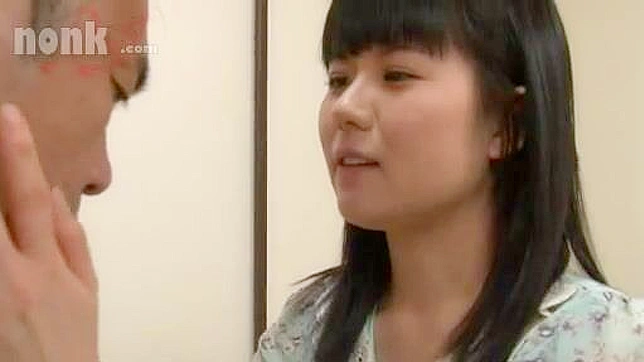 Naive teen Mai Araki caught getting fucked by stepdad colleague