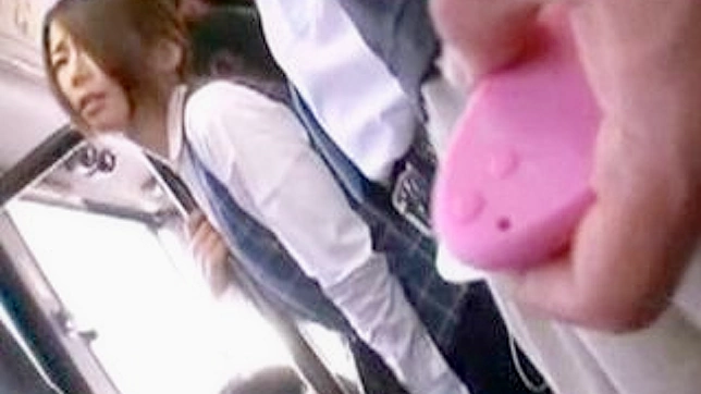 Japan Maniacs' Public Humiliation of Poor Girl with Cordless Vibrator