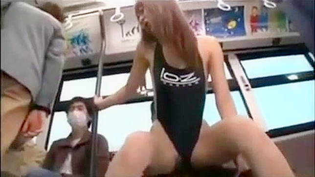 Sexy Asians on Public Transport - Hot Whore Teases horny passenger