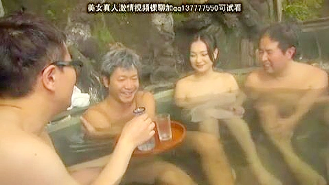 Oriental MILF in Steamy Sauna Threesome with Kinky Elders