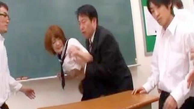 Molested by Guys and Prof in Nippon Porn Video