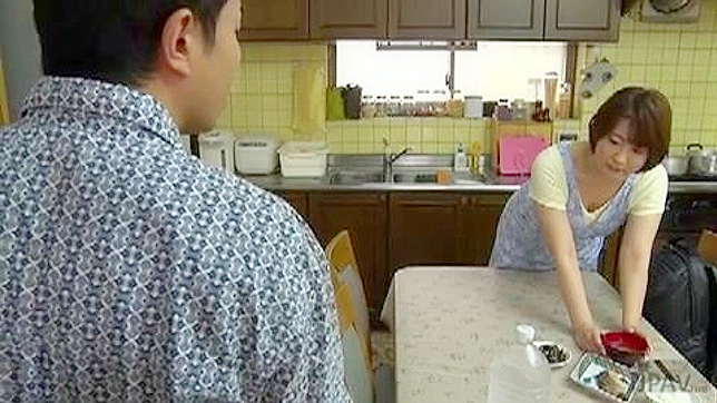Stepmom Sensual Morning Ritual with her Step son in Japan