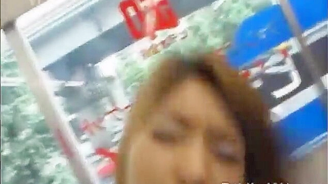 Asian Babe Foursome in Minimarket