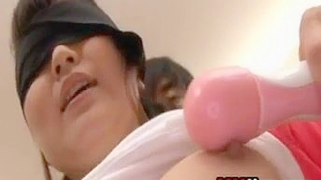UNCENSORED Dirty games with blindfolded teen classmate in Japanese porn