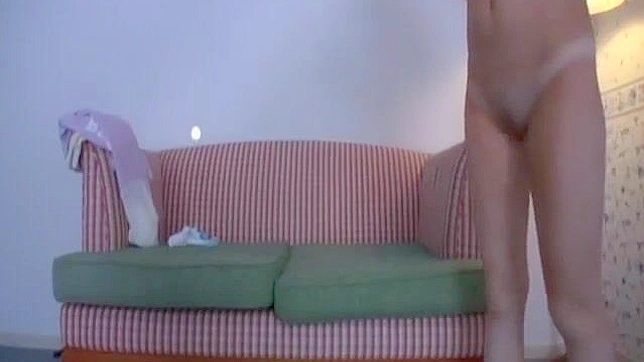 Pale Ass Fucked on Sofa by Slim Oriental Teen