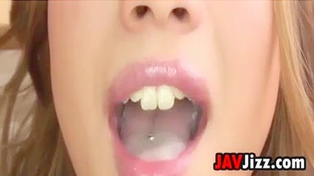 Sexy JAV waitress swallows jizz in steamy porn scene