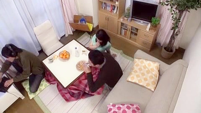 Asian MILF Gets Banged by Son Best friend While he Plays games online