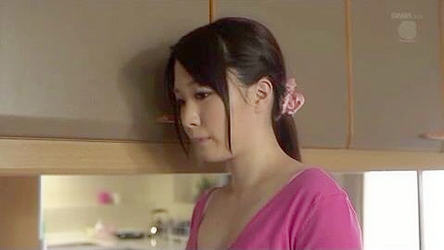 Sakuragi Yuki Secret Desires Exposed while cleaning floors with husband friend