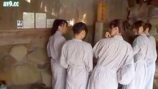Japan Spa Center Scene Heats Up with Group of Naughty Nurses and Lucky Boy