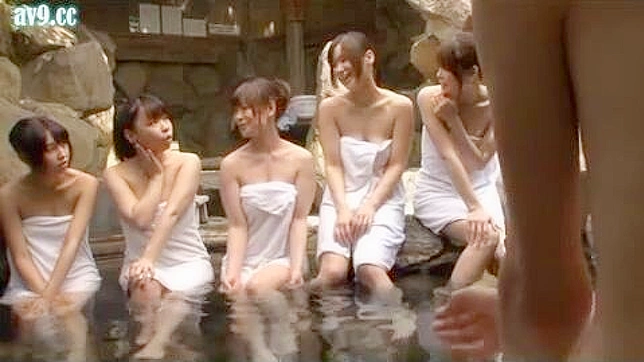 Japan Spa Center Scene Heats Up with Group of Naughty Nurses and Lucky Boy