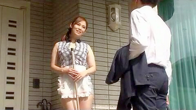 Matsuzaka Miki Flashing Butt Drives Horny Boss Wild in Nippon Porn Video
