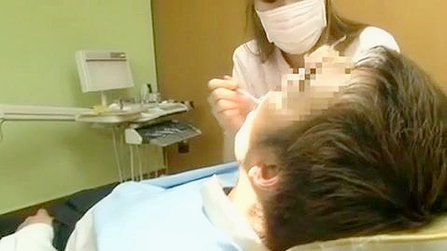 セクシーな歯科検診 - ホットなナースがドクターに犯される