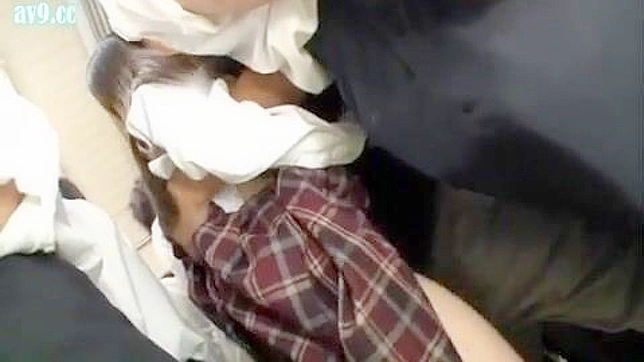 Public Pussy Play - Horny Student Gets Nailed by Stranger on Train