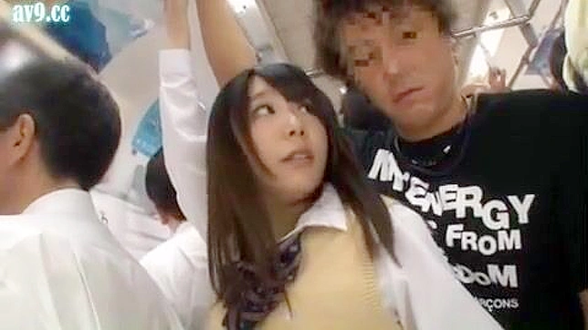 Public Pussy Play - Horny Student Gets Nailed by Stranger on Train