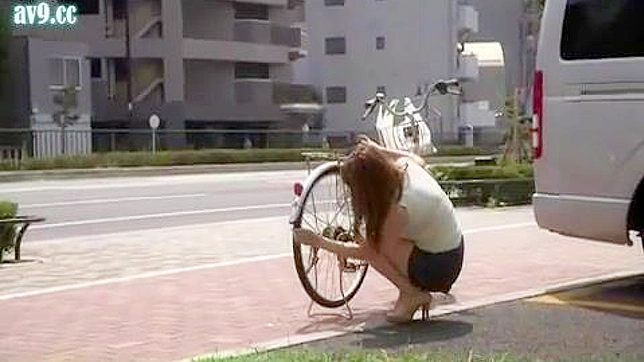 Nippon Schoolgirl Flat Tyre Leads To Unexpected Encounter