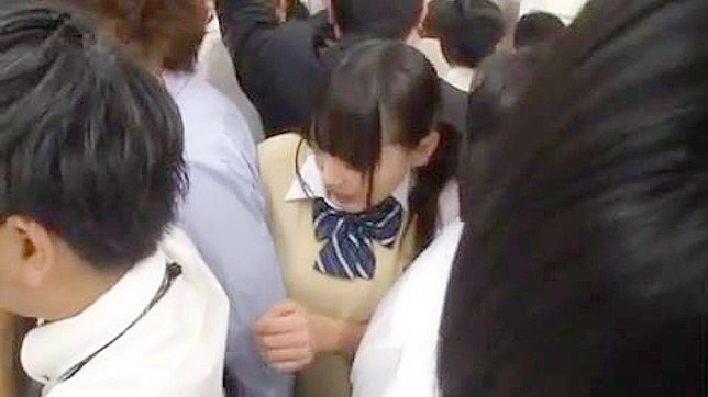 Unprotected schoolgirl rough sexual assault in public bus