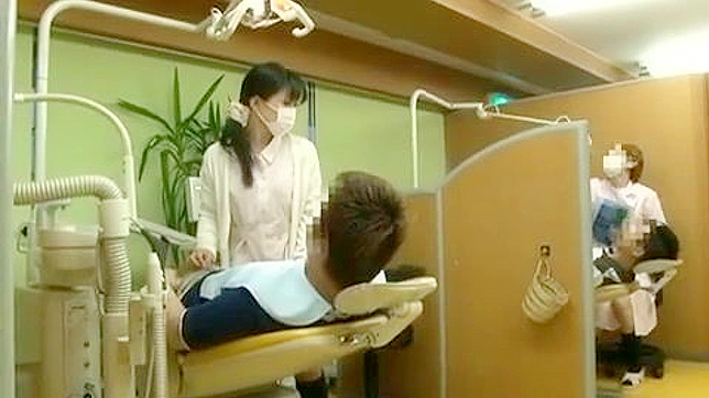 Tokyo Technique - Milf Dentist Secret Service with Colleagues Watching