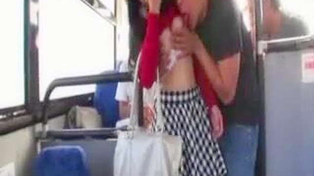 Publicly Exposed and Humiliated - JAV Schoolgirl Wild Ride on a Bus