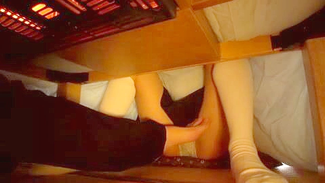 ナルミは弟の親友との密会をきっかけに、テーブルの下でワイルドなセックスをする。