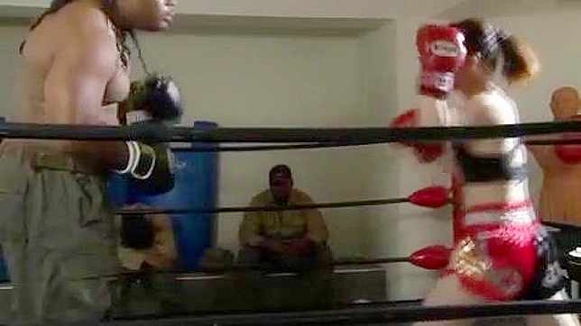 Black Boys Take Revenge on Tiny Boxing girl in Wild Threesome