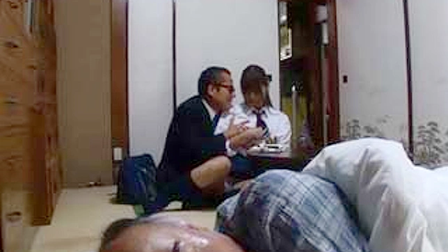 Konno Hikaru Father caught in incestuous act with teen daughter