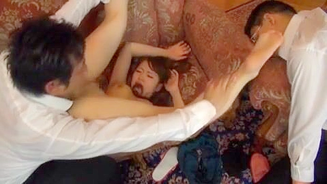 Unprotected Wife Gets Fucked by Creepy Husband after drugging colleague drink with Hosaka Eri