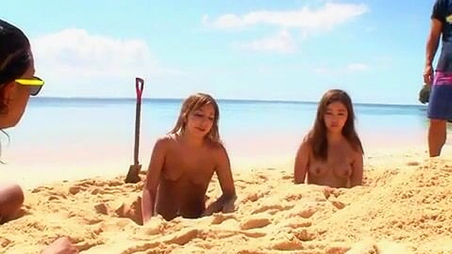 Oriental Porn Video - Buried in the Sand, Poor girls couldn't defend themselves from maniacs