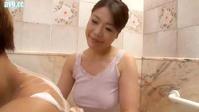Taboo Family fun - MILF and son steamy dry sex caught by husband