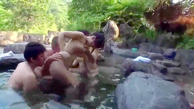 Oriental Teen Gangbang at Spa - Rough Sex with Multiple Men