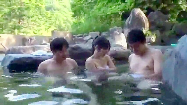 Oriental Teen Gangbang at Spa - Rough Sex with Multiple Men