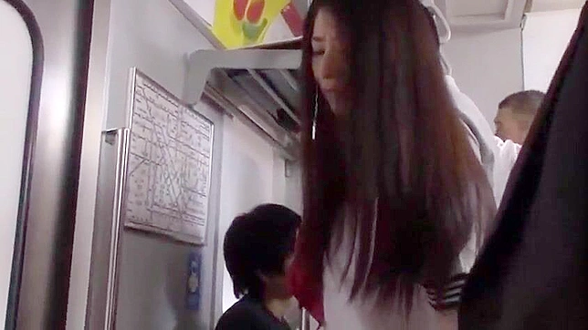 JAV Schoolgirl Shocking Encounter on the Subway Leads to Sweet Cream Pie